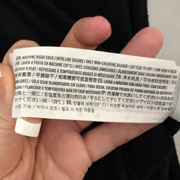 Abercrombie and Fitch Black Bodysuit Sleeveless Woman’s SM Goth Sexy Open Back - Picture 5 of 9